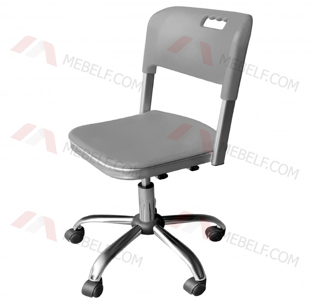 Стул подъёмно-поворотный ШС20, серый